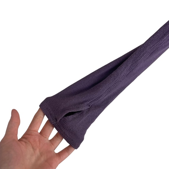 Athleta Purana Purple Violet Wrap Tunic Soft Sweatshirt Hoodie - Picture 8 of 16